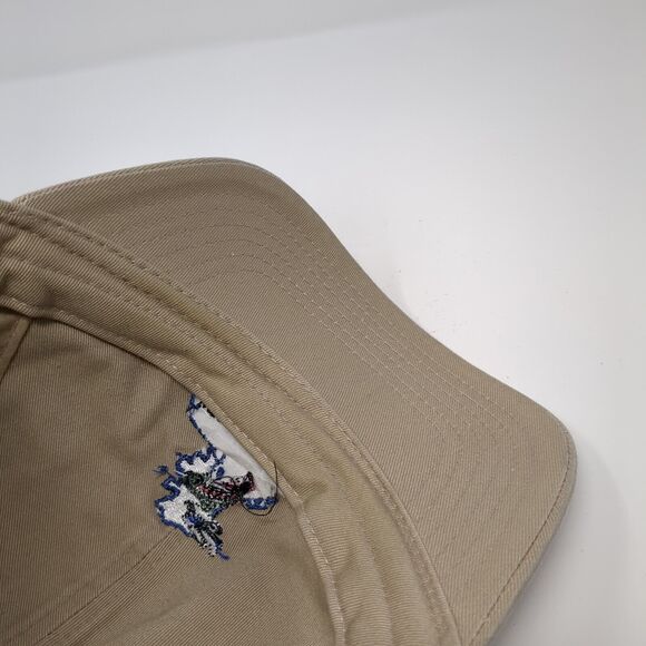 Western Alaska Sport Fishing Slideback Hat Tan OS Adjustable Embroidered Ivory - Picture 7 of 9